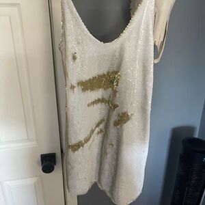 Free People Sequin Color Changing Dress